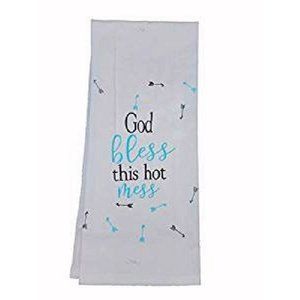 100% Cotton Kitchen Towels Printed with Grateful Blessing Sayings